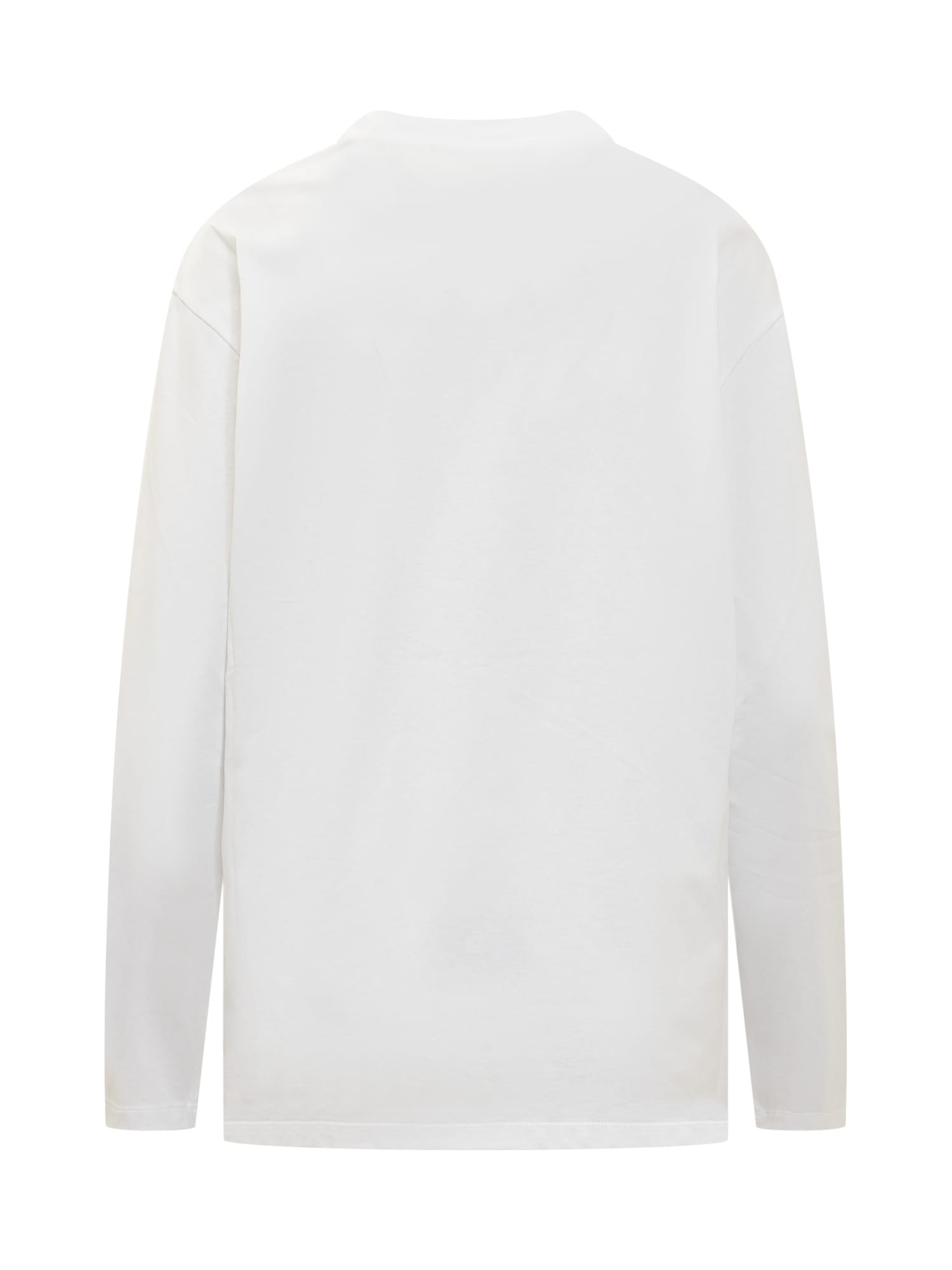 Shop Stella Mccartney T-shirt With Logo In Pure White