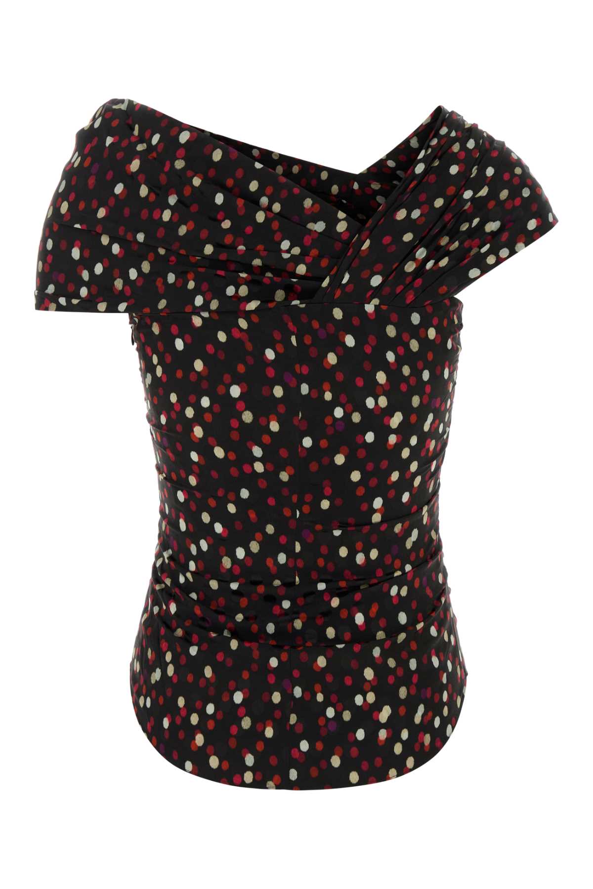 Isabel Marant Printed Stretch Silk Esen Top In Multi