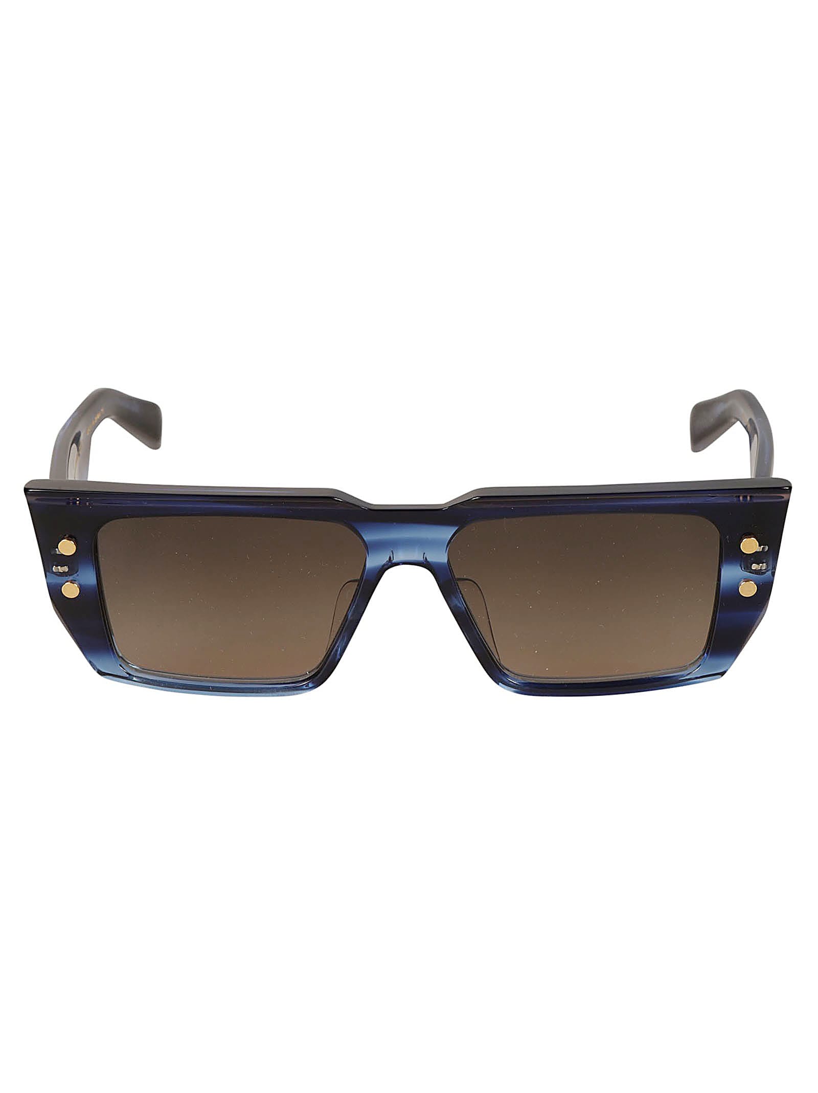 Balmain B-vi Sunglasses Sunglasses In Blue/gold