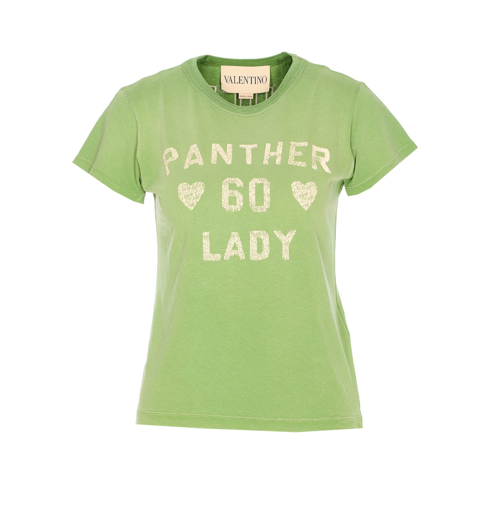 Valentino Playful Printed Cotton T-shirt With Bold Lettering