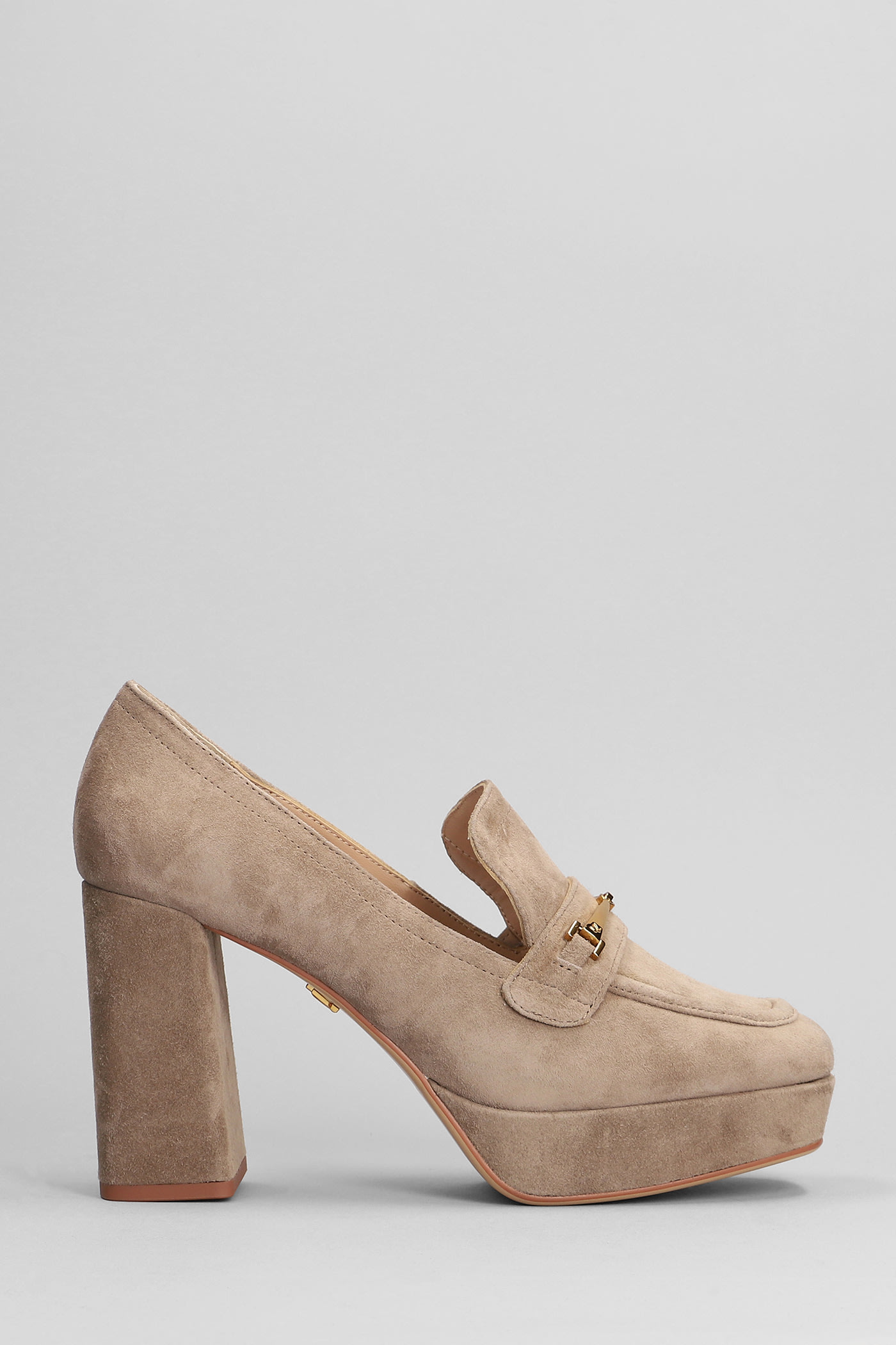 Pumps In Taupe Suede
