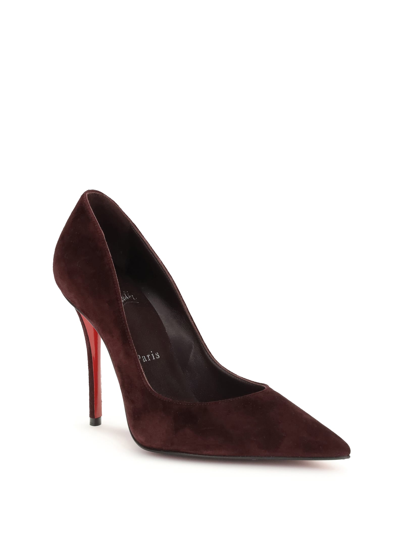Christian Louboutin Women Miss Z Pumps In Burgundy