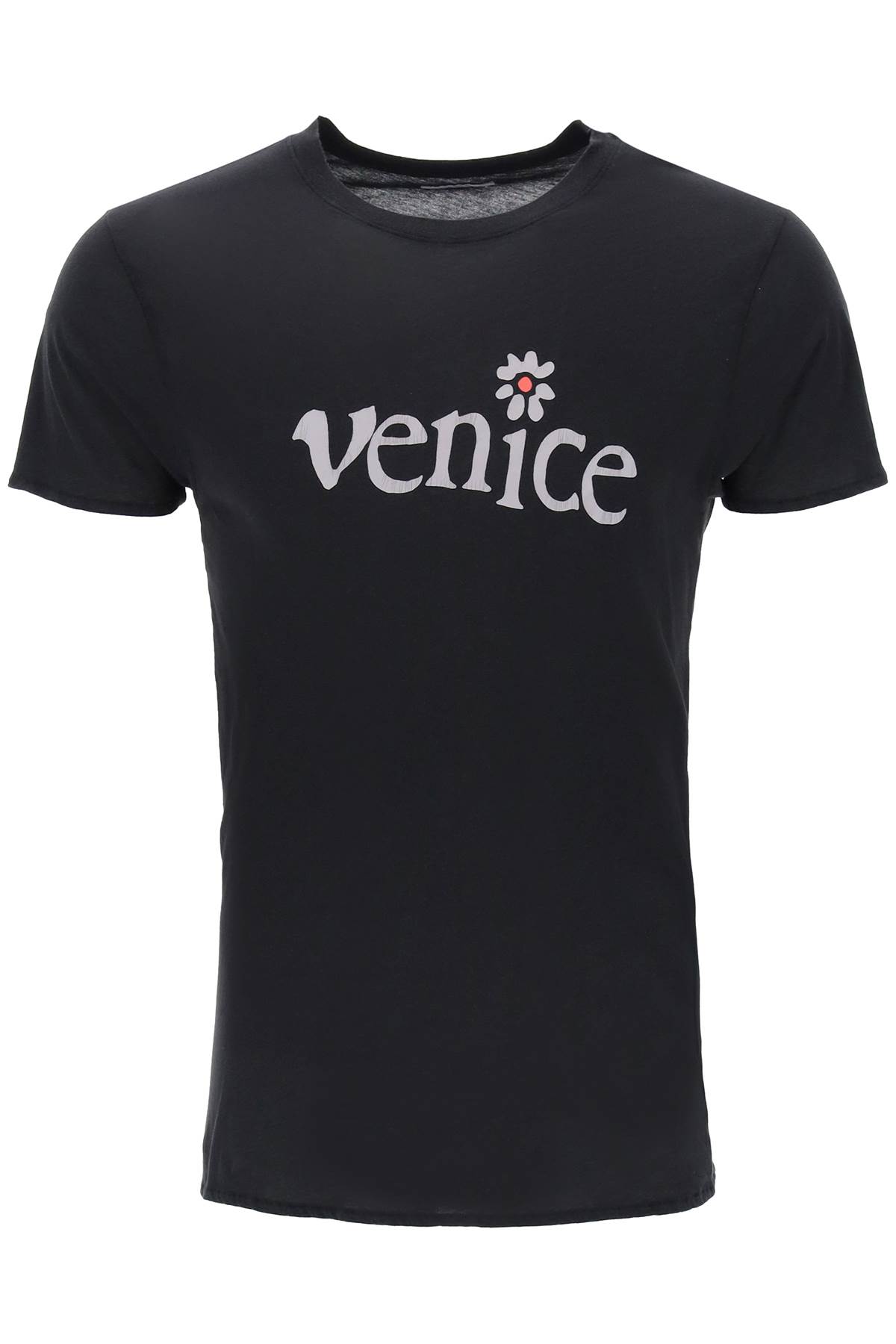 Shop Erl Venice Print T-shirt In Black 1 (black)