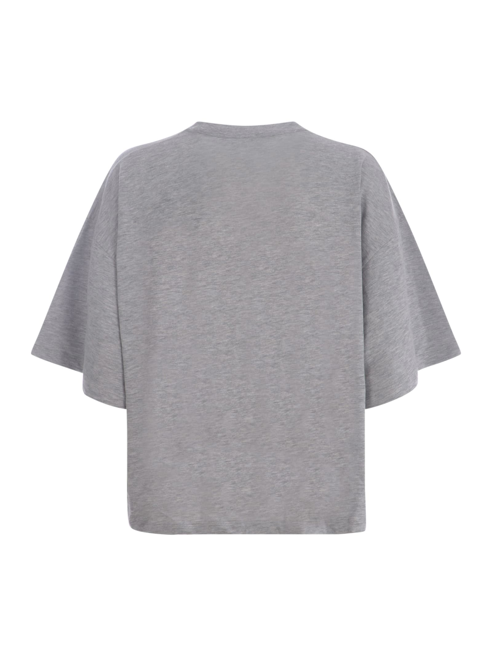 Shop Dsquared2 T-shirt  In Cotton Disponibile Store Pompei In Grey