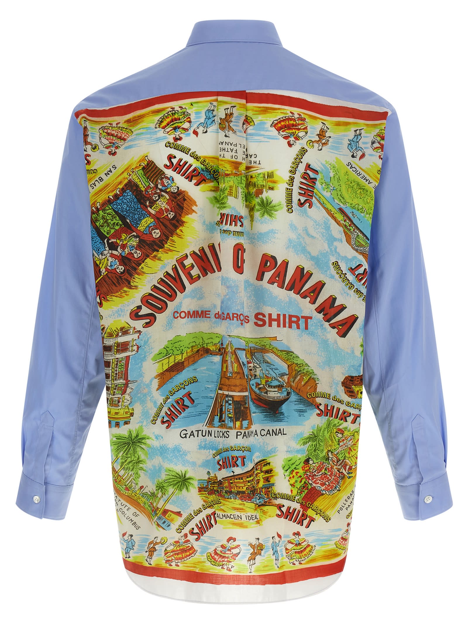 Comme Des Garçons Shirt Printed Shirt Shirt And Blouse Multicolor In Multi