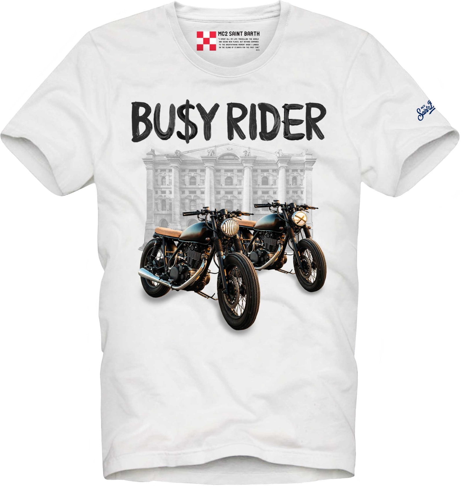 MC2 Saint Barth Busy Rider Printed Man T-shirt