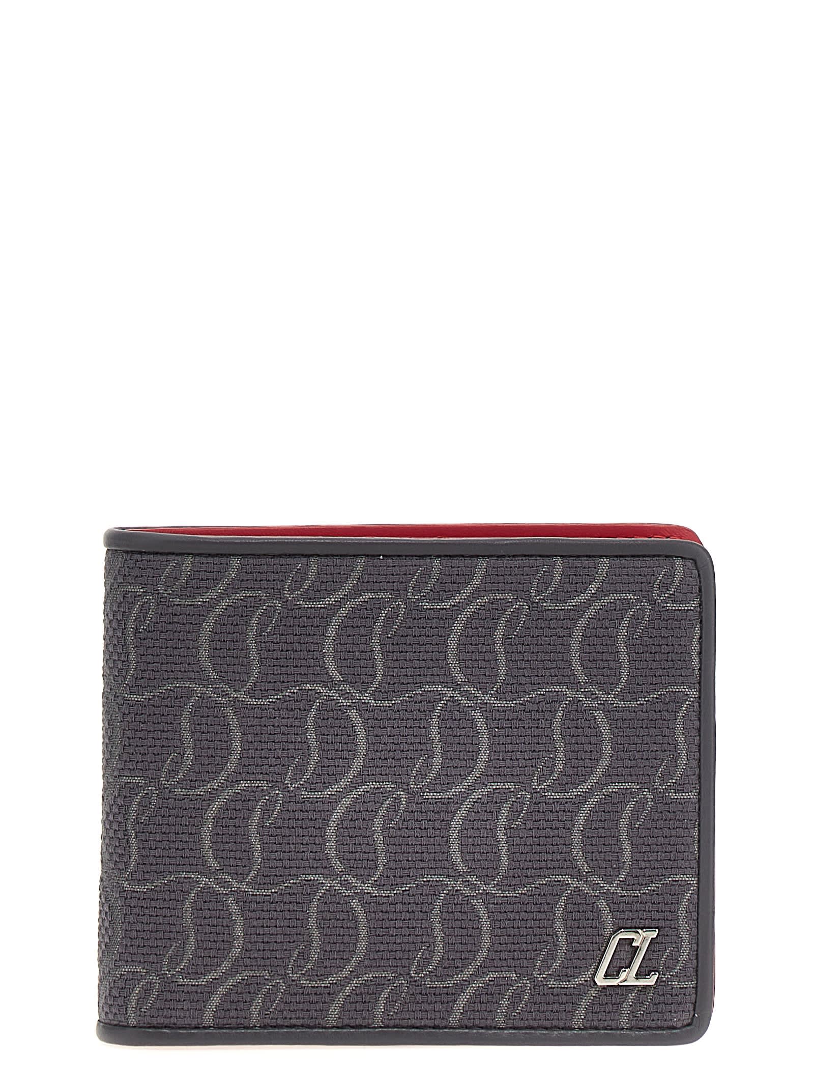 Shop Christian Louboutin M Coolcard Wallet In Gray