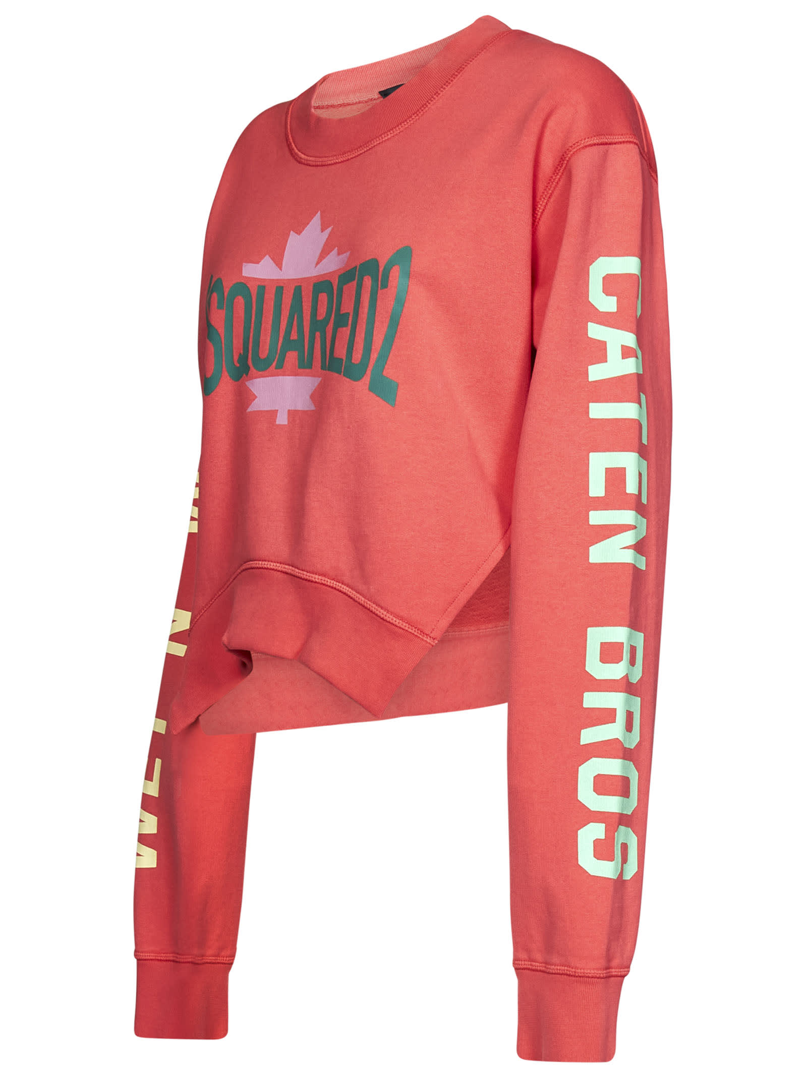 Shop Dsquared2 D2 Leaf Cut Sweatshirt