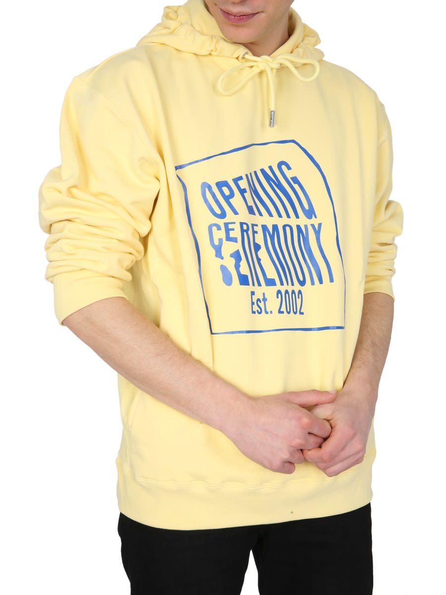 Shop Opening Ceremony Hoodie In Yellow