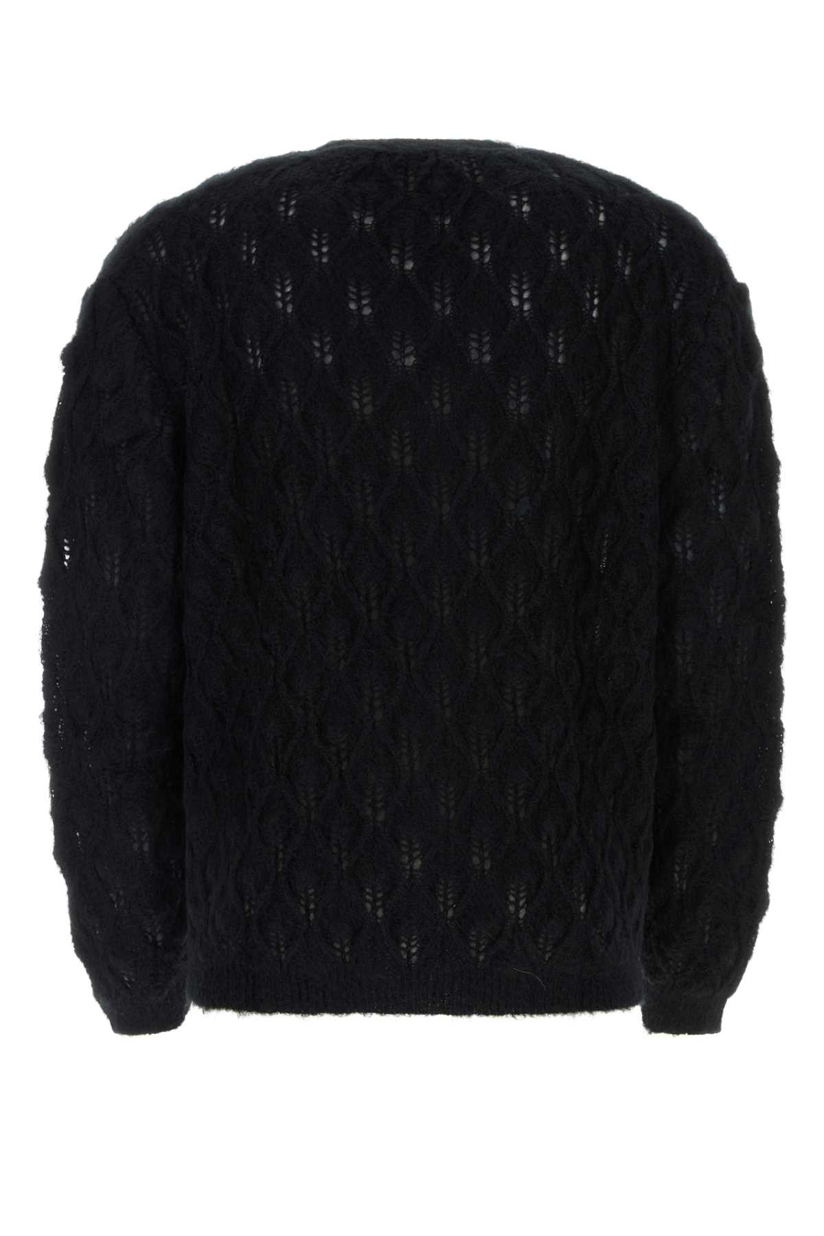 Shop 1989 Studio Black Mohair Blend Cardigan