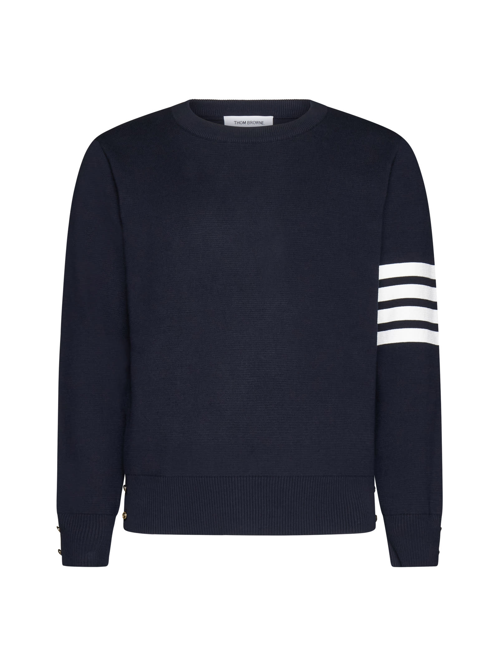 Shop Thom Browne Sweater In Blue
