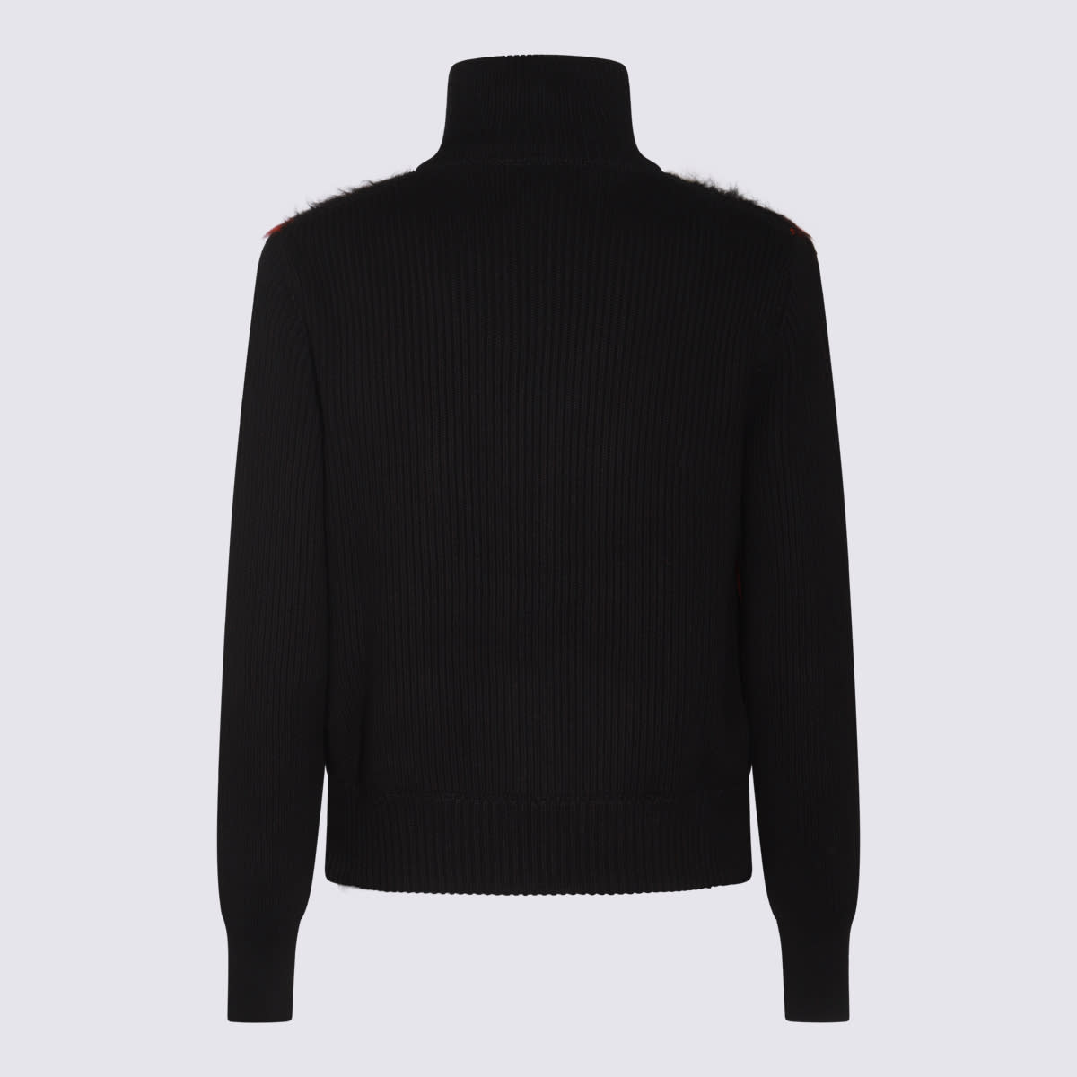 Alexander Mcqueen Black And Red Knitwear In Black/check