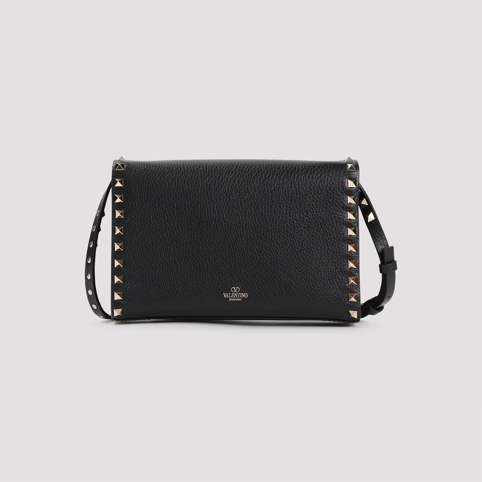 Valentino Rockstud Small Shoulder Bag In Black