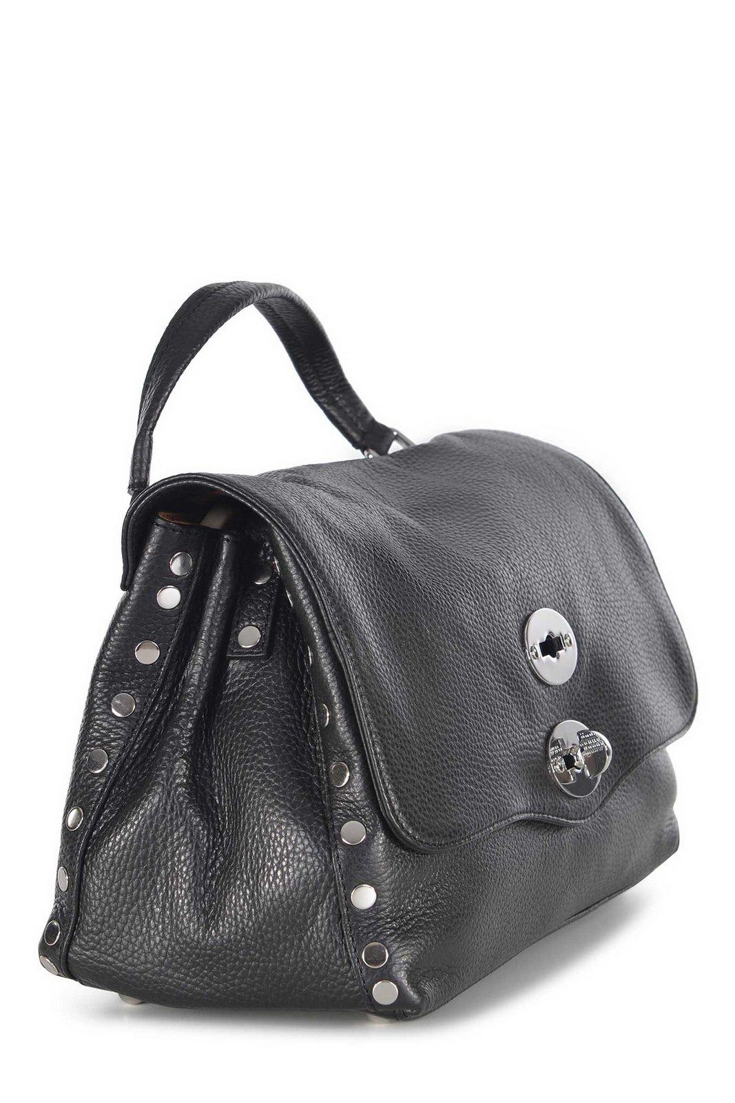 Zanellato Stud-embellished Tote Bag In Nero