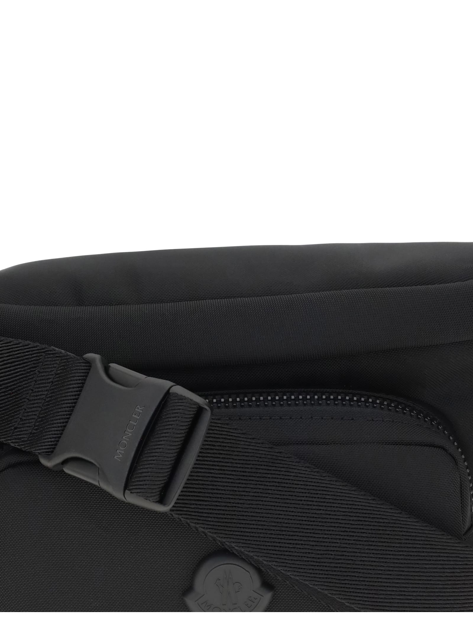 Moncler Men Durance Fanny Pack In Black