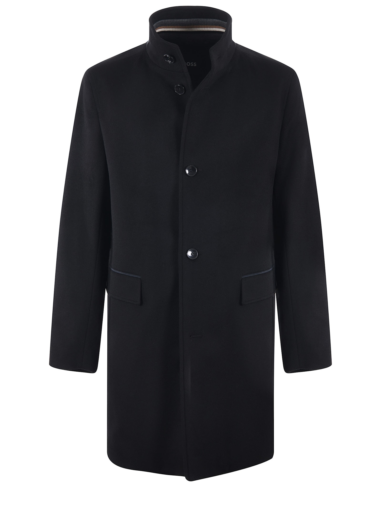 Boss Coat In Wool And Cashmere