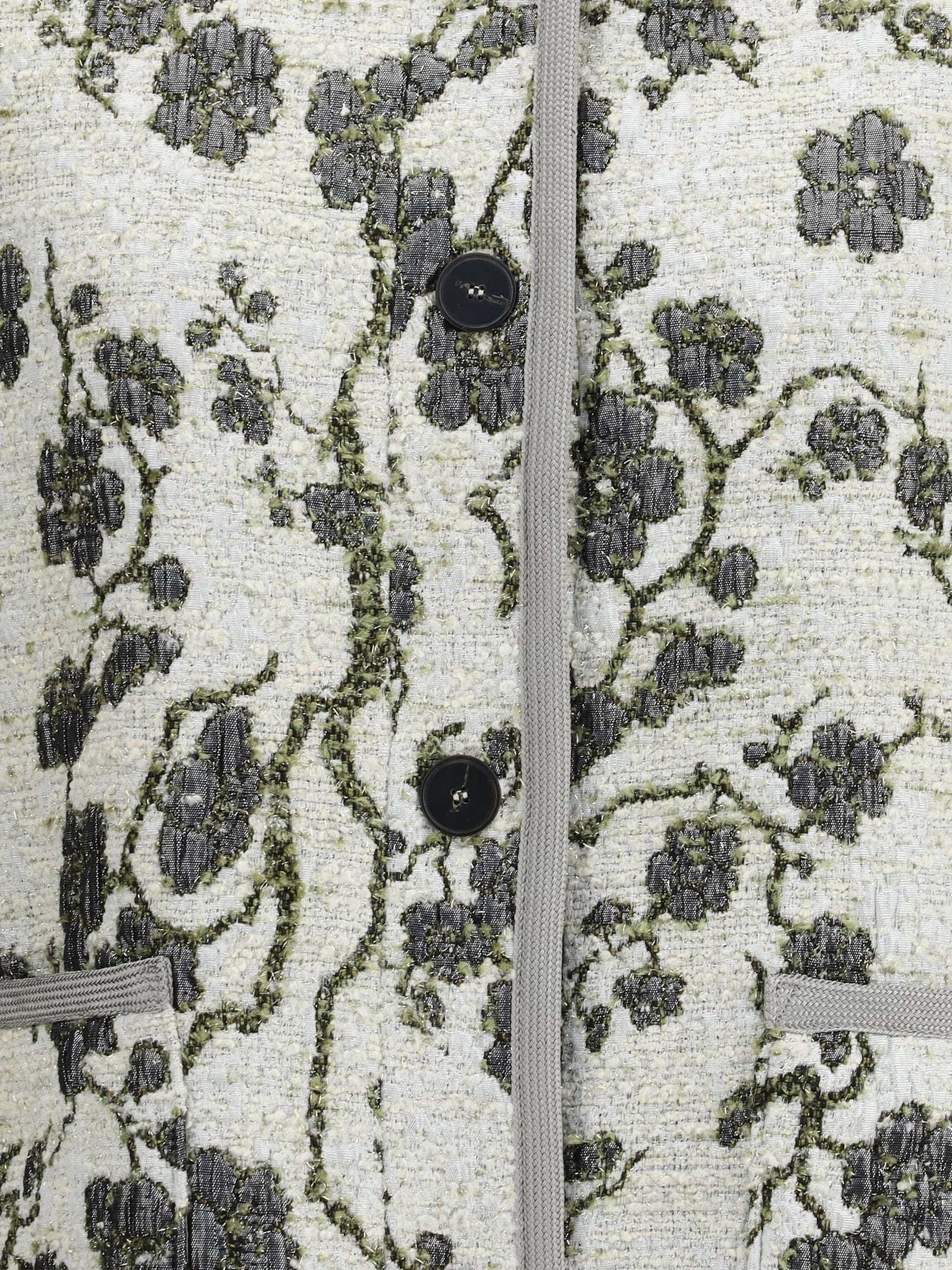 Forte Forte La Lune En Fleur Jacquard Jacket In Multi