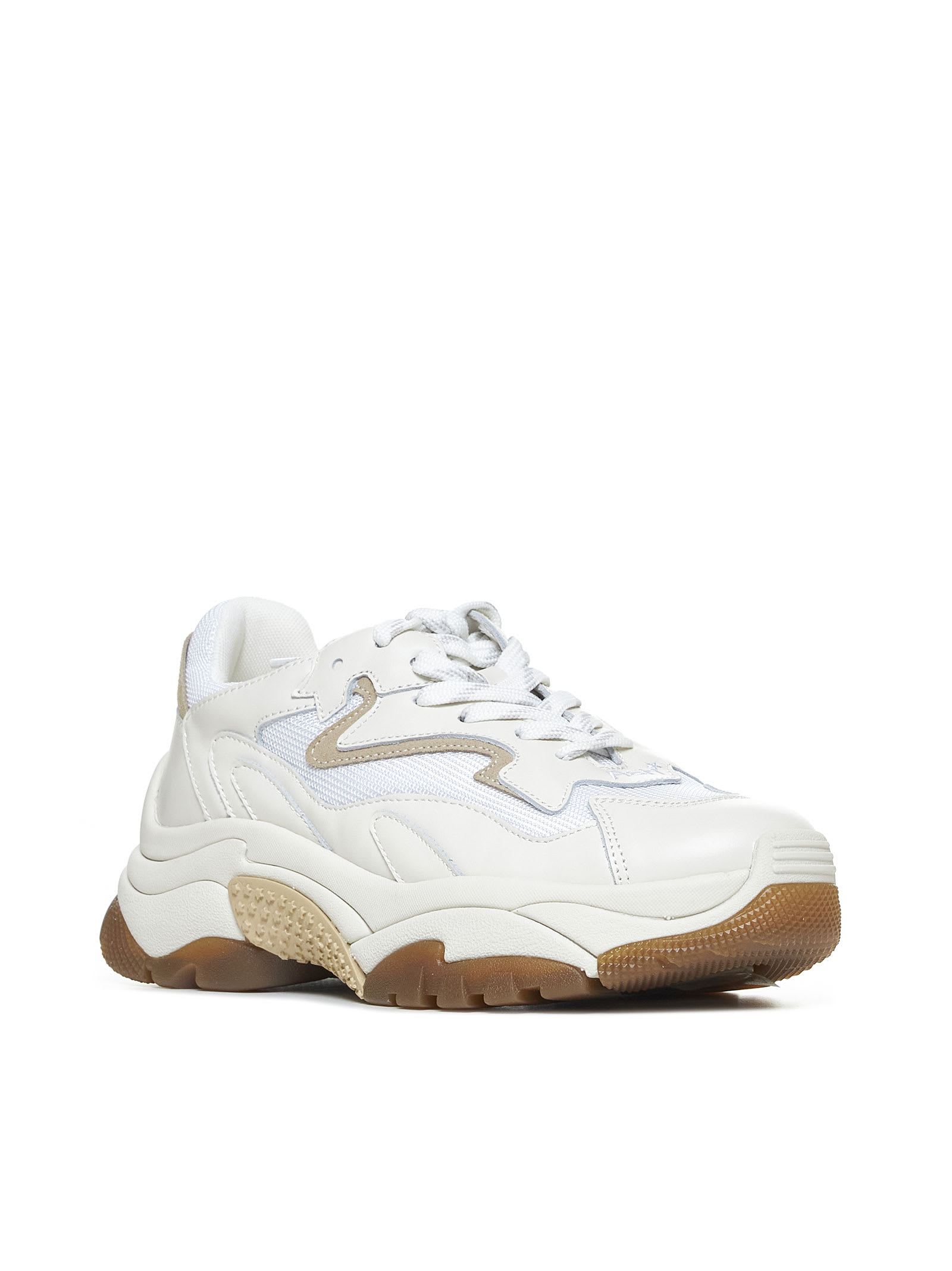 Shop Ash Sneakers In Off White/white/white