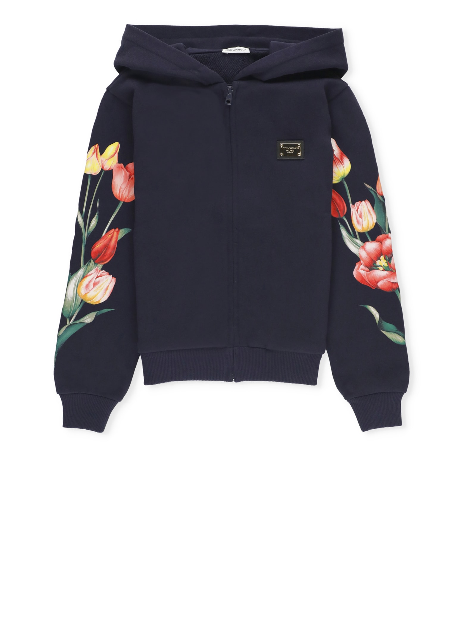 Shop Dolce & Gabbana Hoodie With Logo