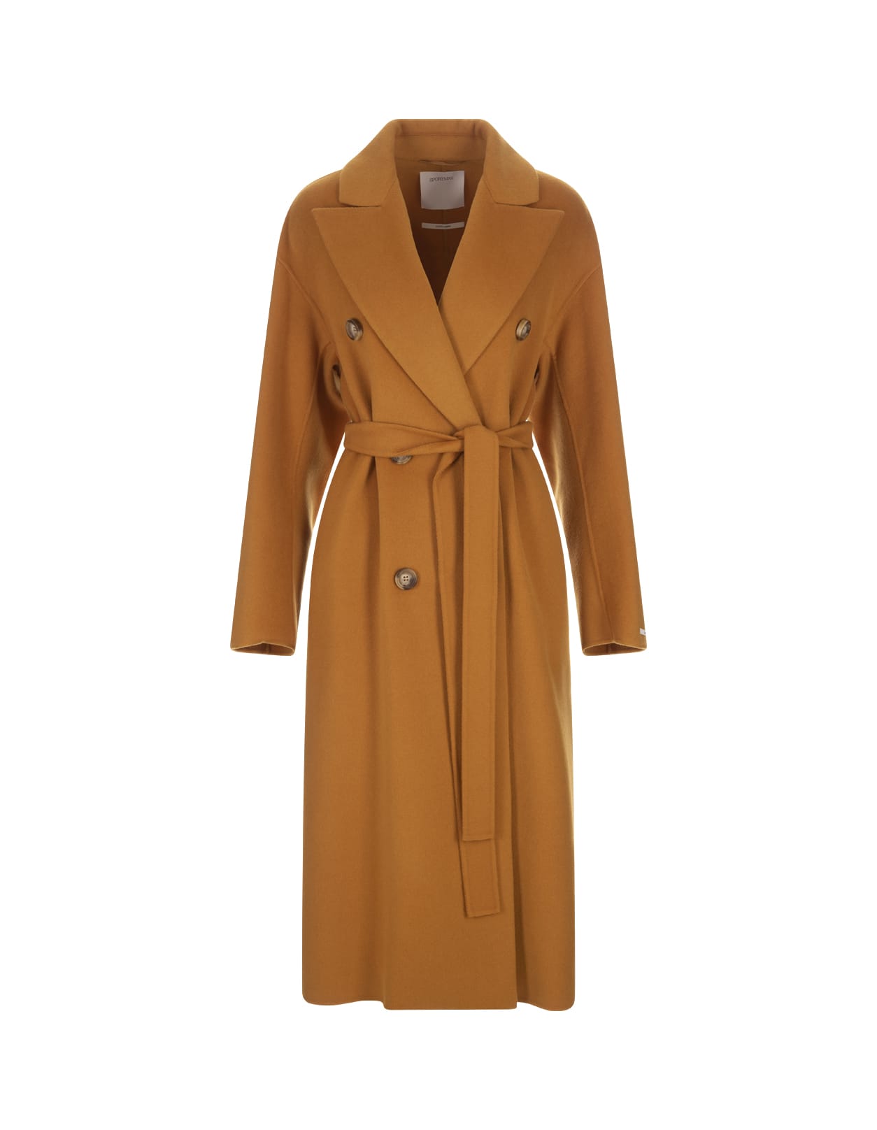 Shop Sportmax Orange Draghi Coat