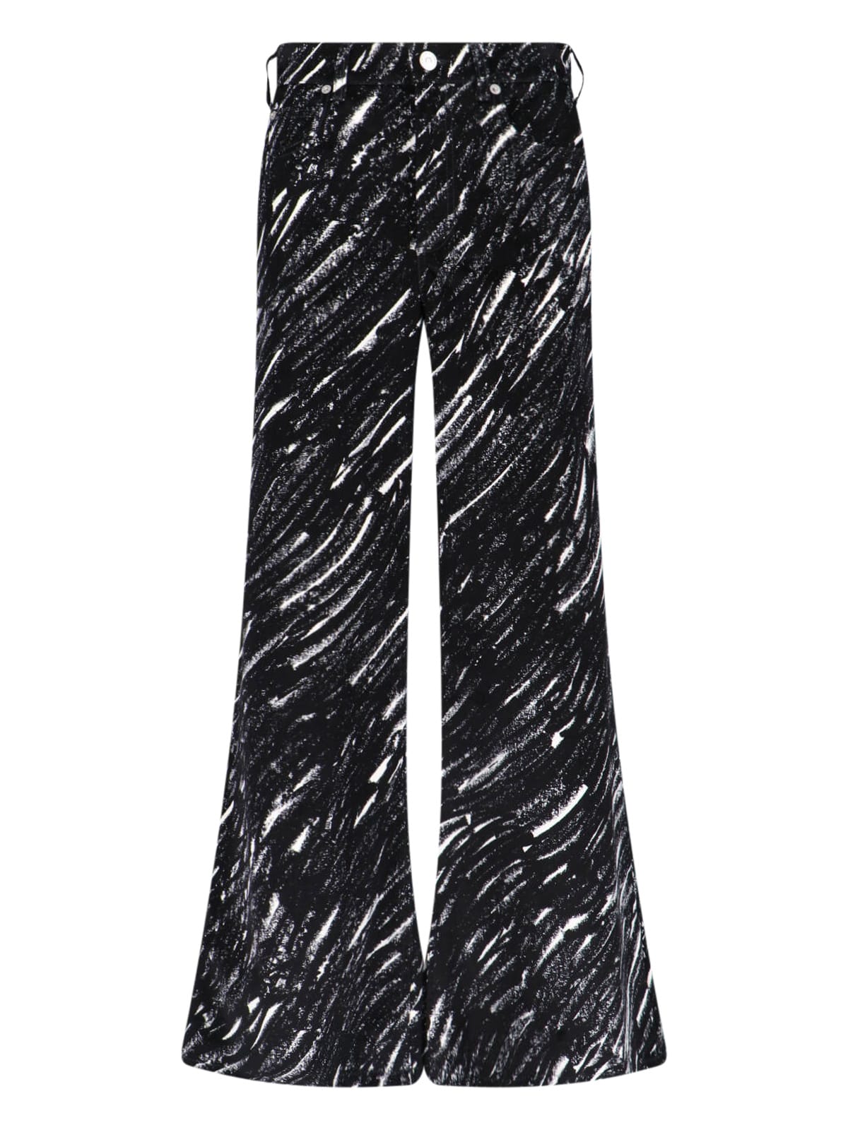 Shop Marni Bootcut Pants In Black