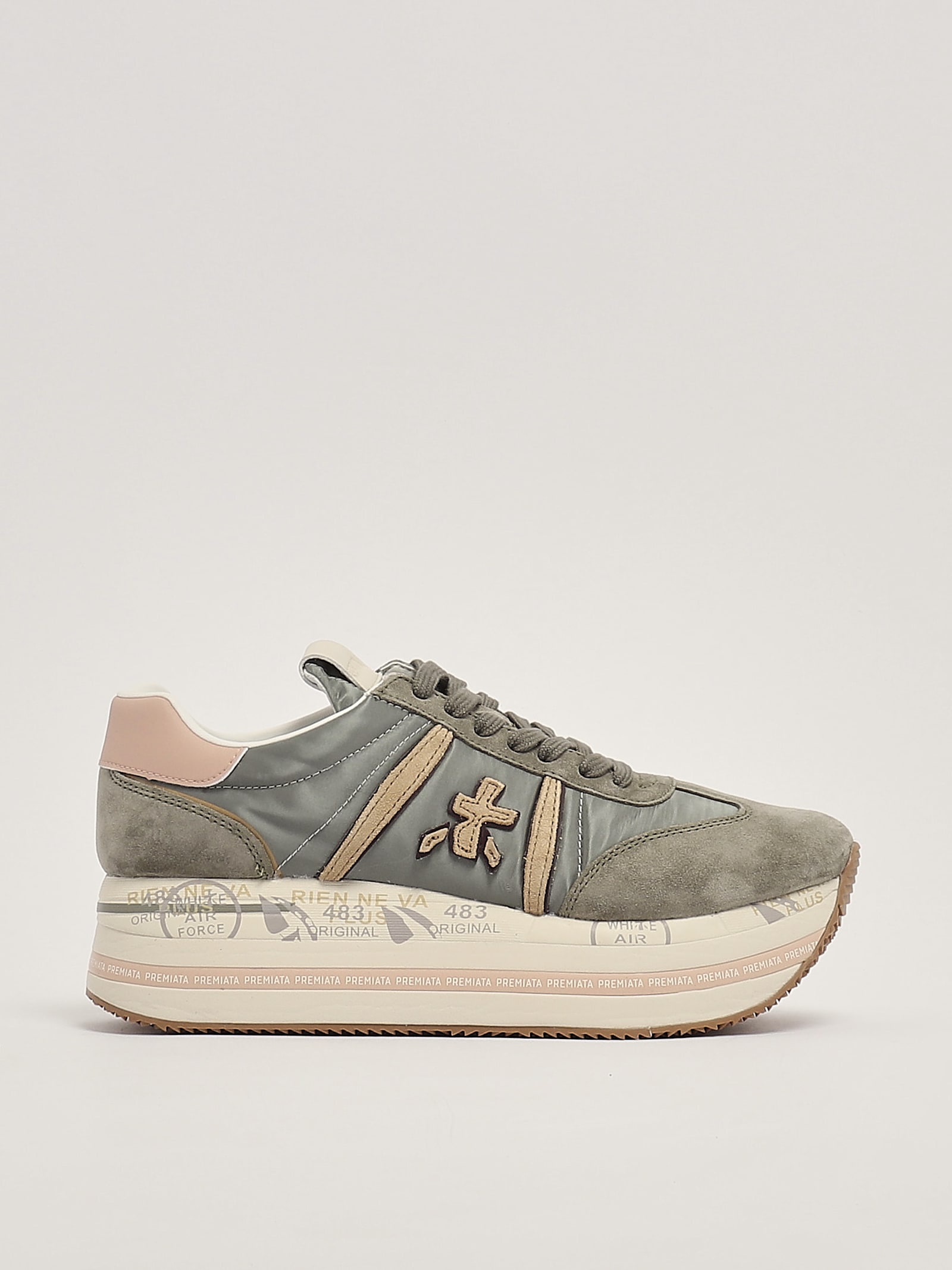 Shop Premiata Beth Sneaker In Salvia