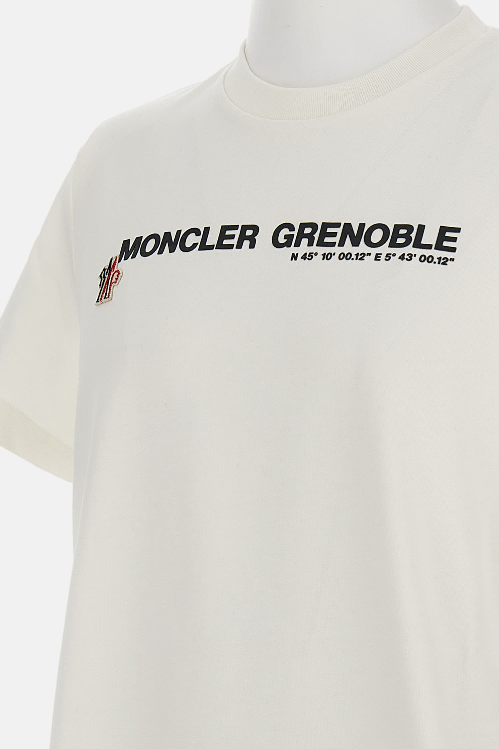 Moncler White Short Sleeves T-shirt
