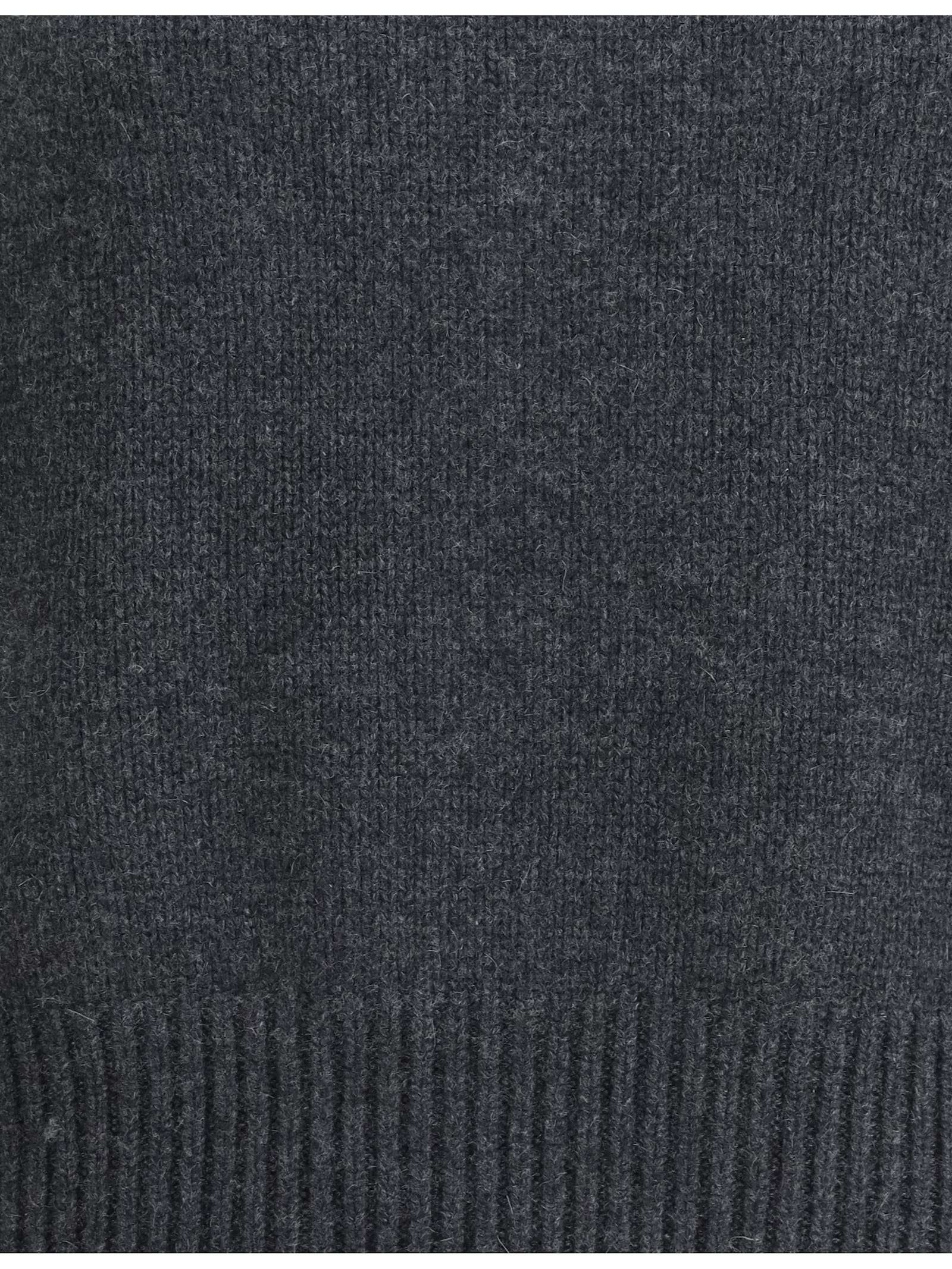 Extreme Cashmere N°434 Crop Xtra Turtleneck Sweater In Women's Cashmere In Gray