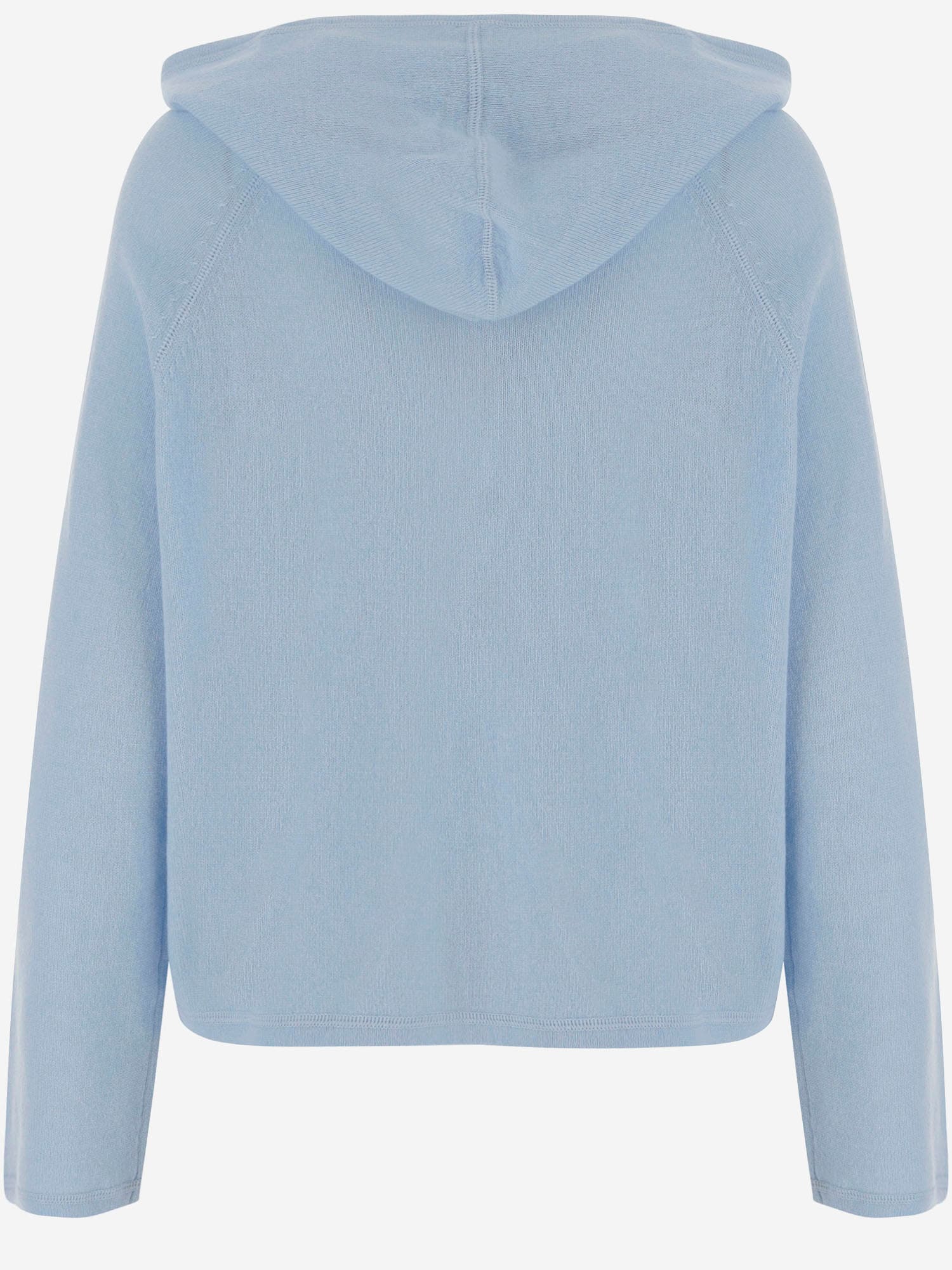 Shop Allude Wool And Cashmere Sweater In Blue