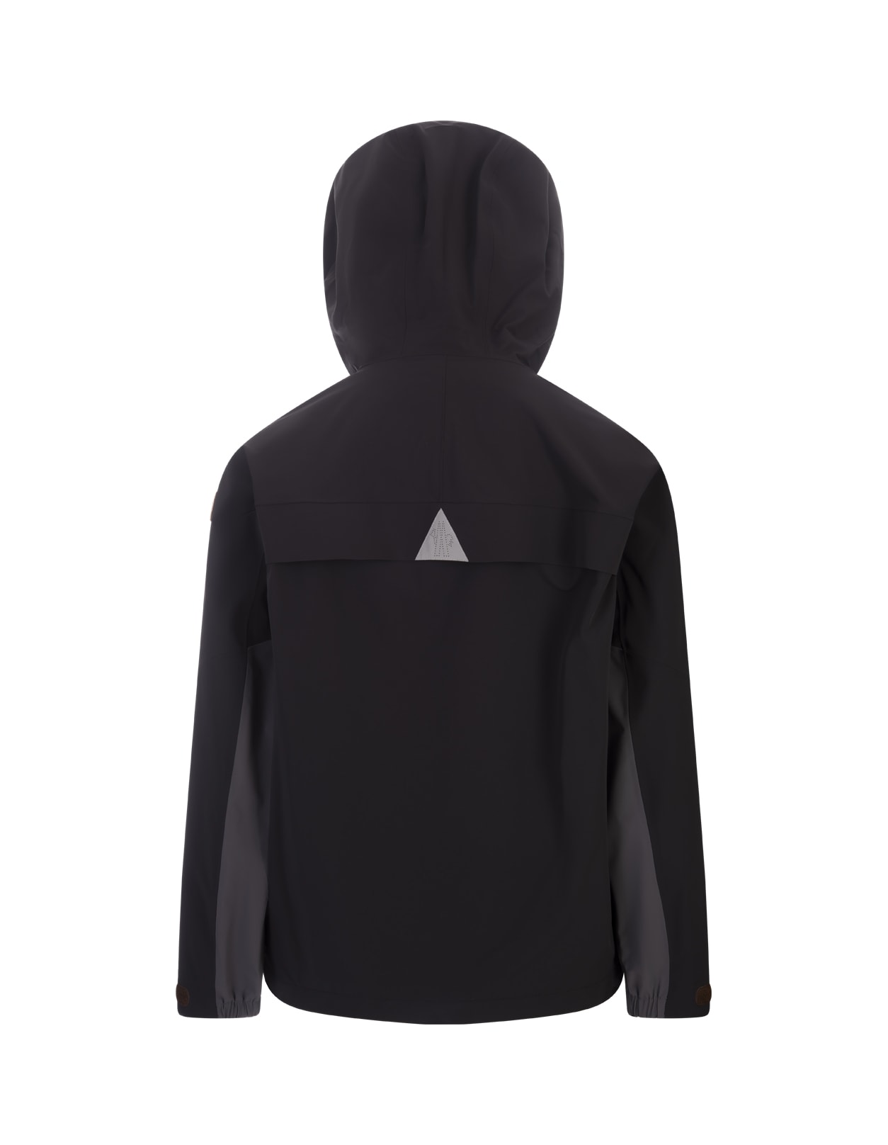 Shop Moncler Black Orden Hooded Jacket