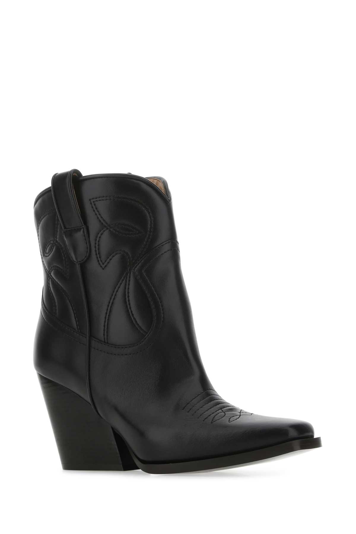 Shop Stella Mccartney Black Alter Mat Ankle Boots In 1000