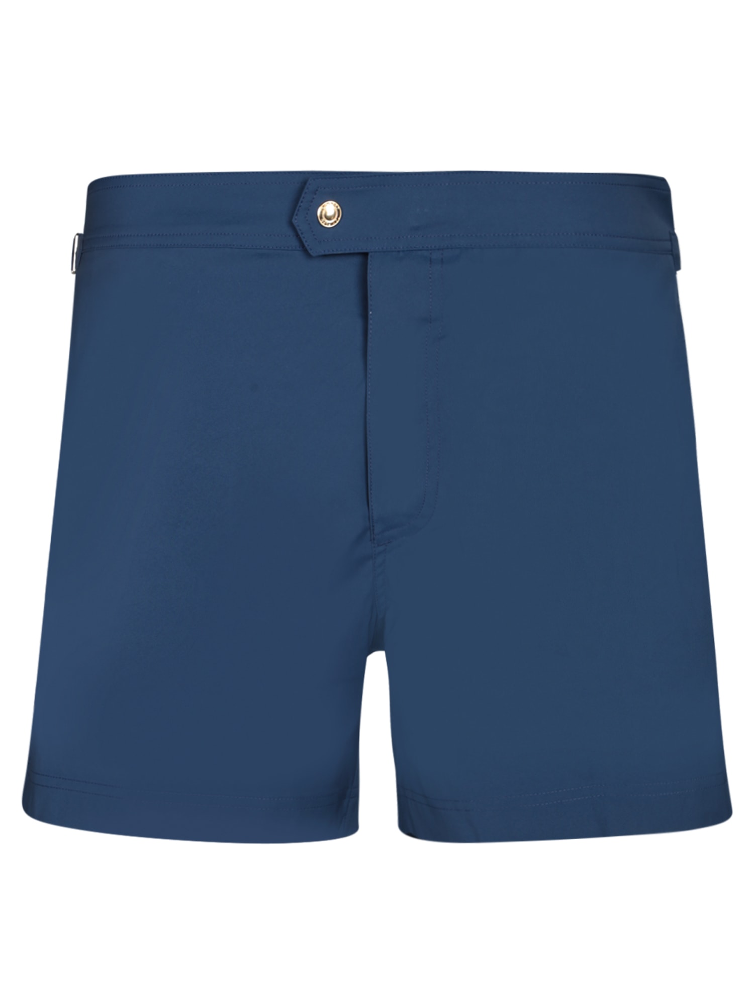 Blue Piping Swim Shorts