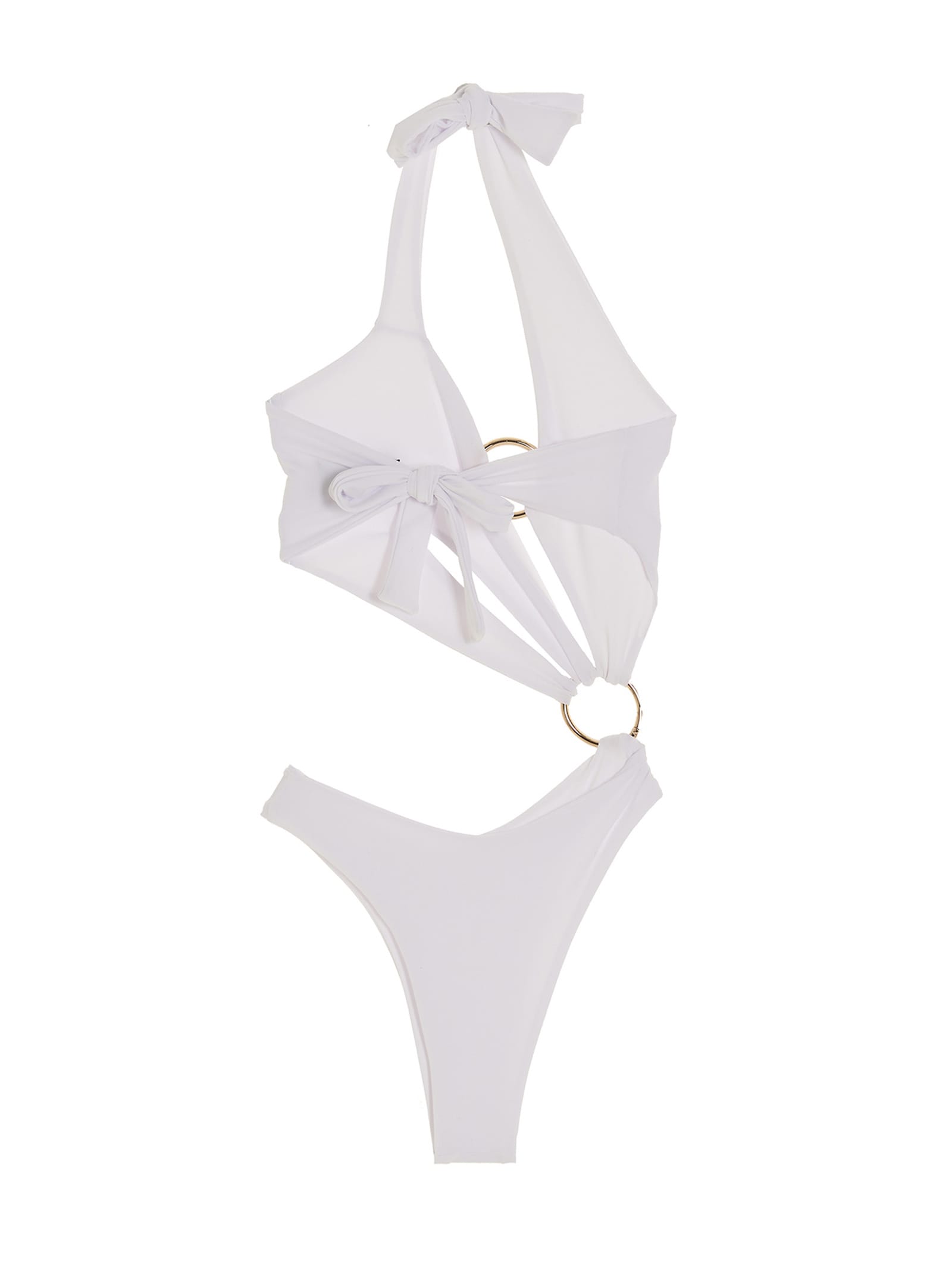 Shop Louisa Ballou Sex Wax One-piece Swimsuit In White