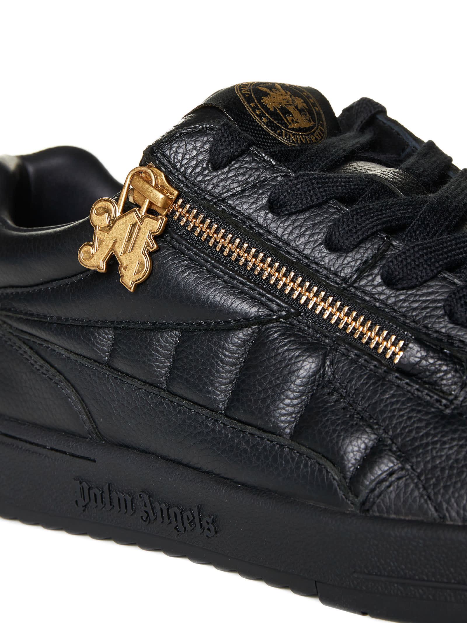 Shop Palm Angels Sneakers In Black Blac