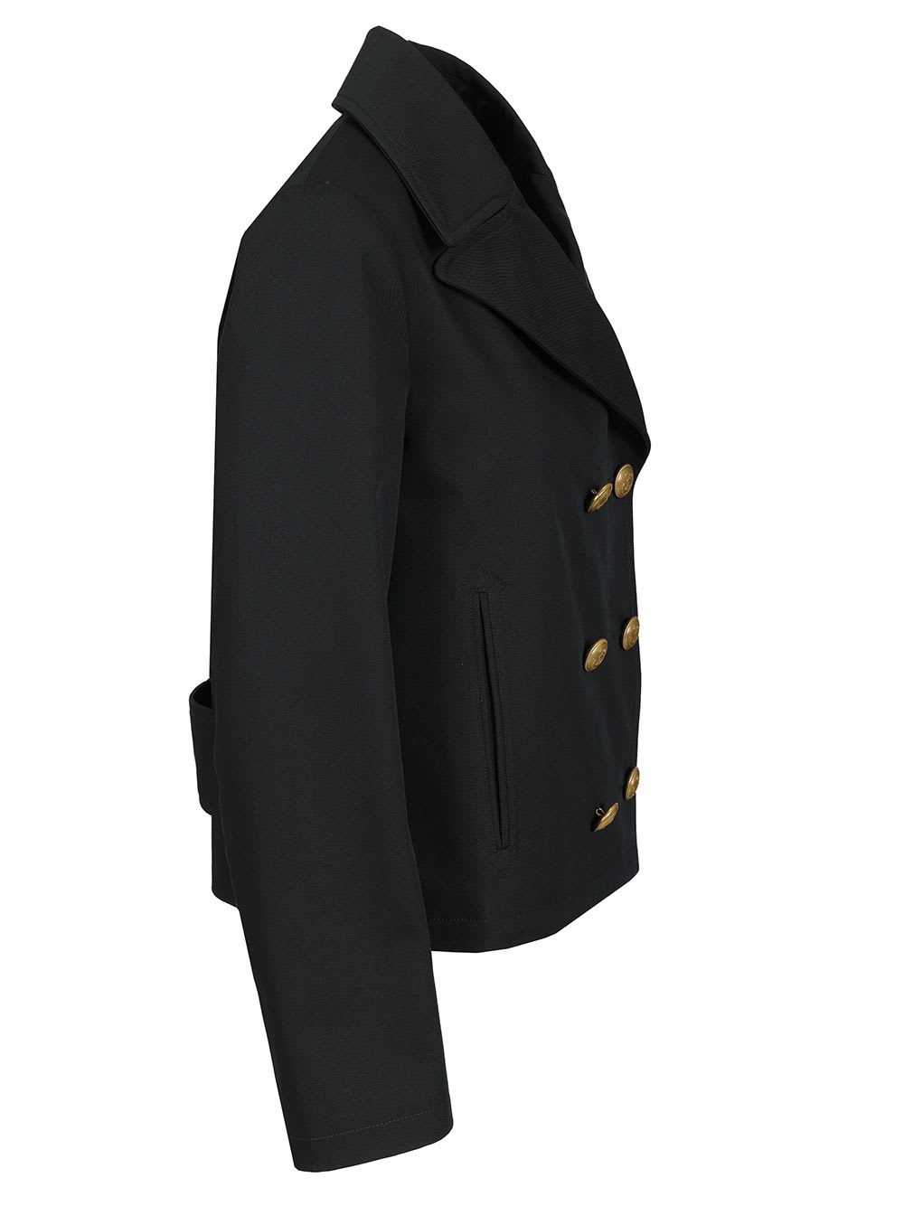 Sealup Aglaia Short Peacoat In Black