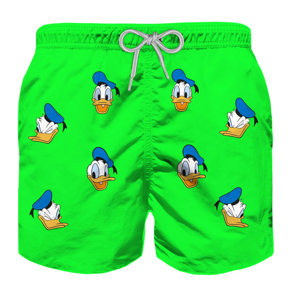 MC2 Saint Barth Donald Duck Embroidery Boys Swim Trunks - Special Edition Disney©
