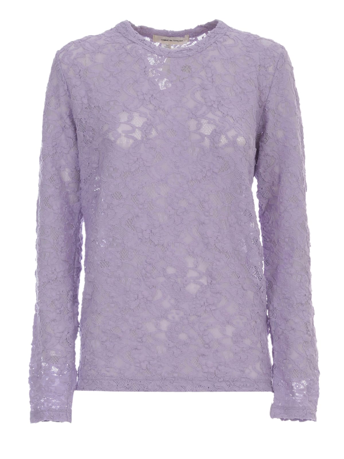 comme des garcons purple t shirt