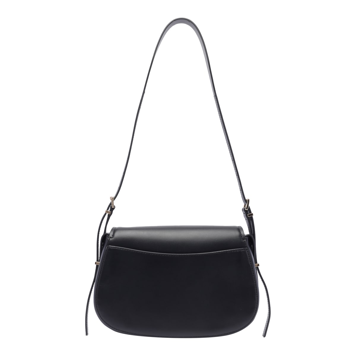 Michael Kors Lydia Leather Crossbody Bag In Black