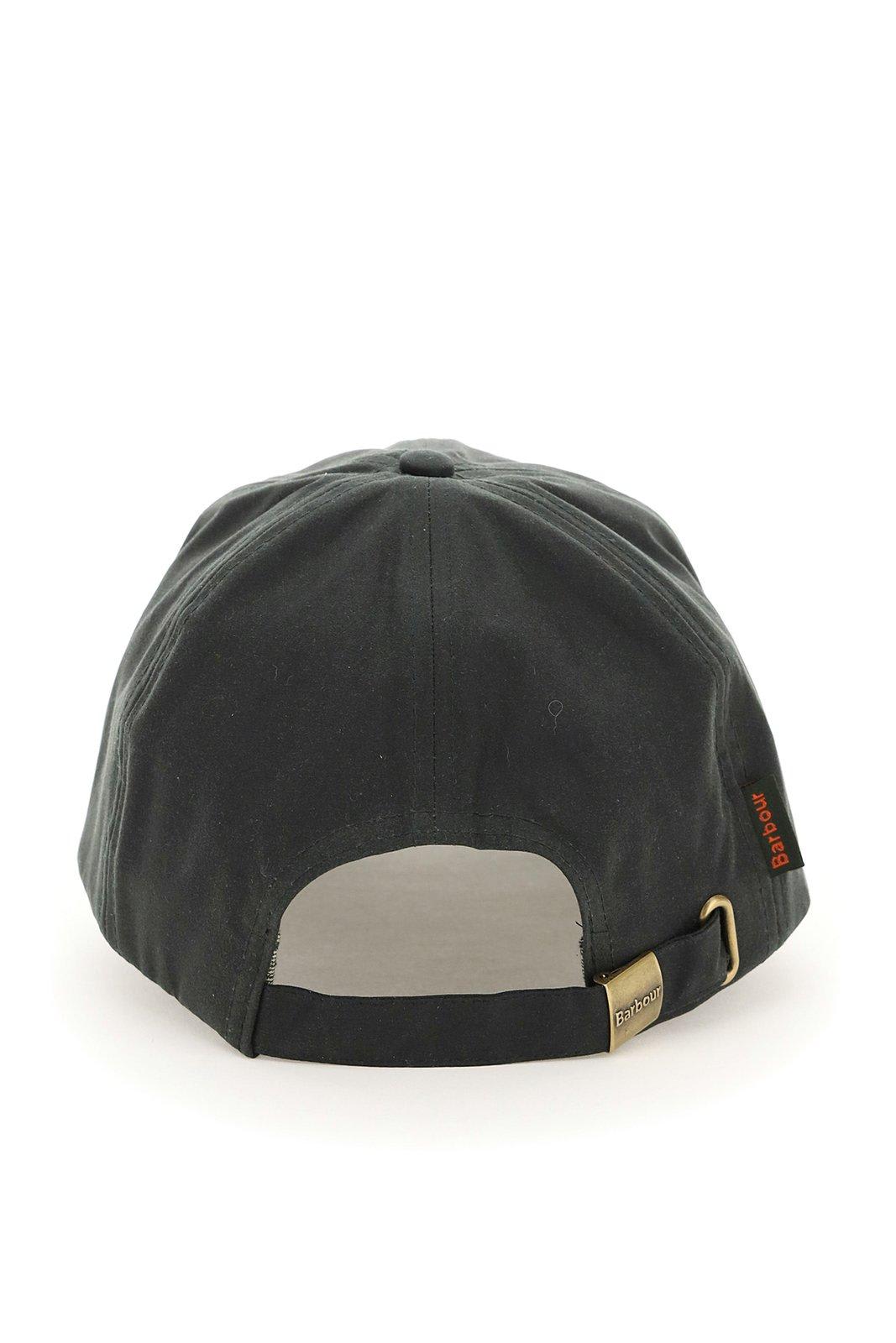 Barbour Curved Peak Baseball Cap In Green