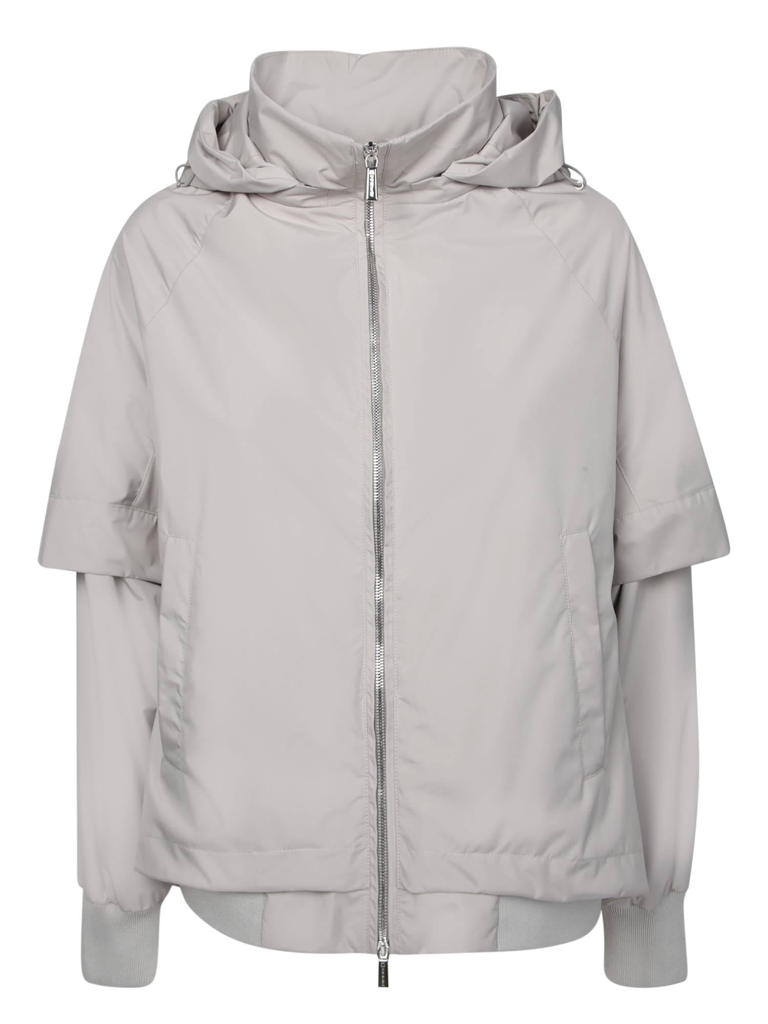 Moorer Thalita Pearl Grey Jacket