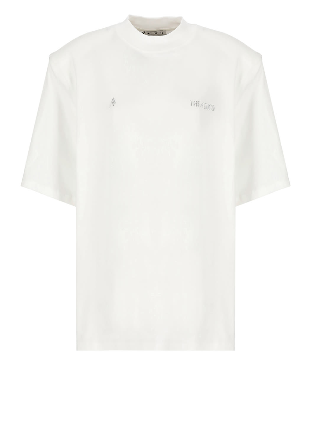 Shop Attico Cotton T-shirt In White