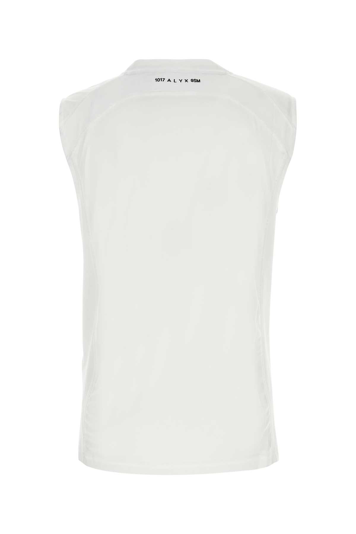 Shop Alyx White Polyester Oversize Tank Top In Wth0007