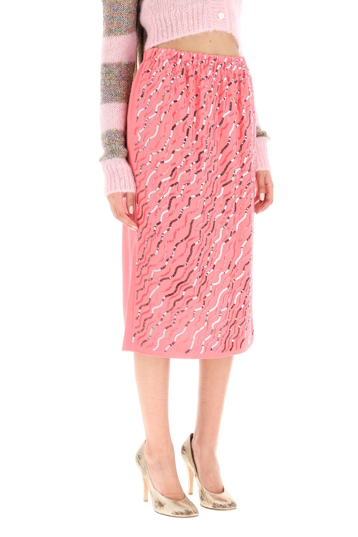 Marni Synthetic Fibers Skirt In Pink Candy (pink)