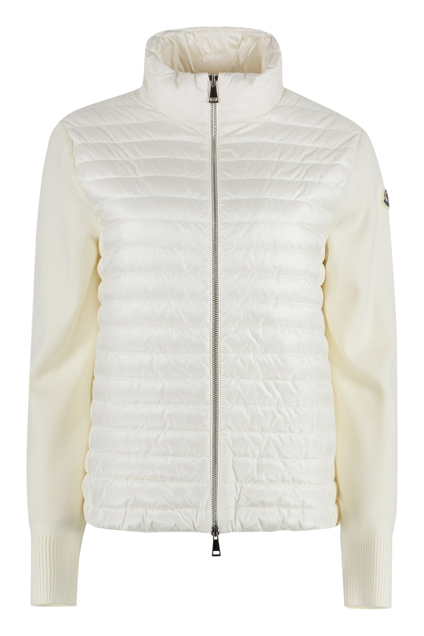 Moncler Knitted Sleeves Padded Jacket