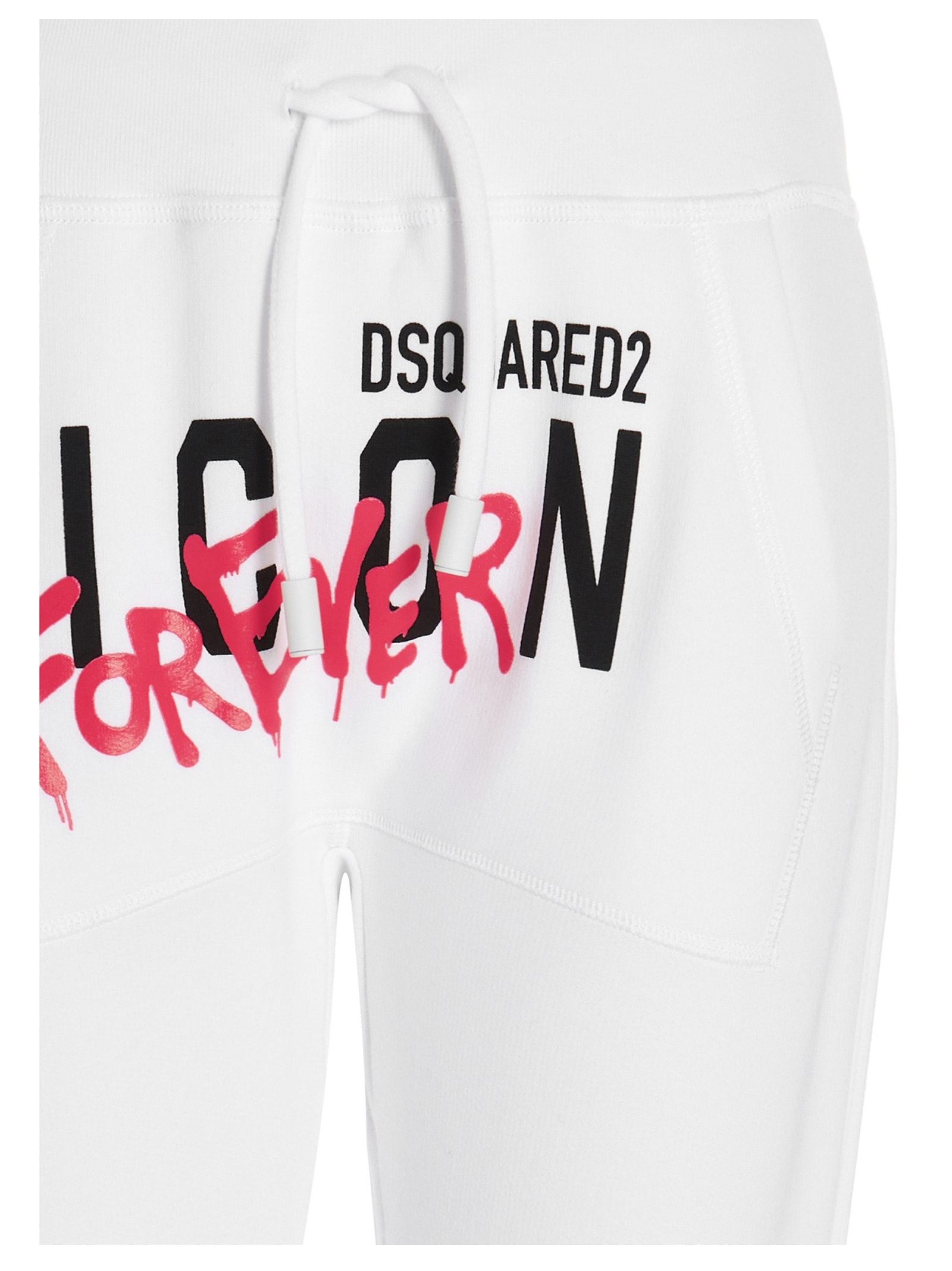 Shop Dsquared2 Icon 4ever Joggers In White