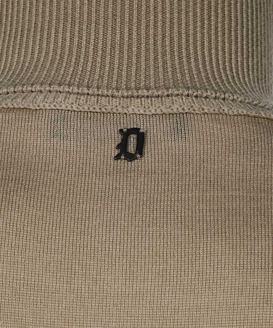 Dondup Wool Turtleneck Sweater In Beige