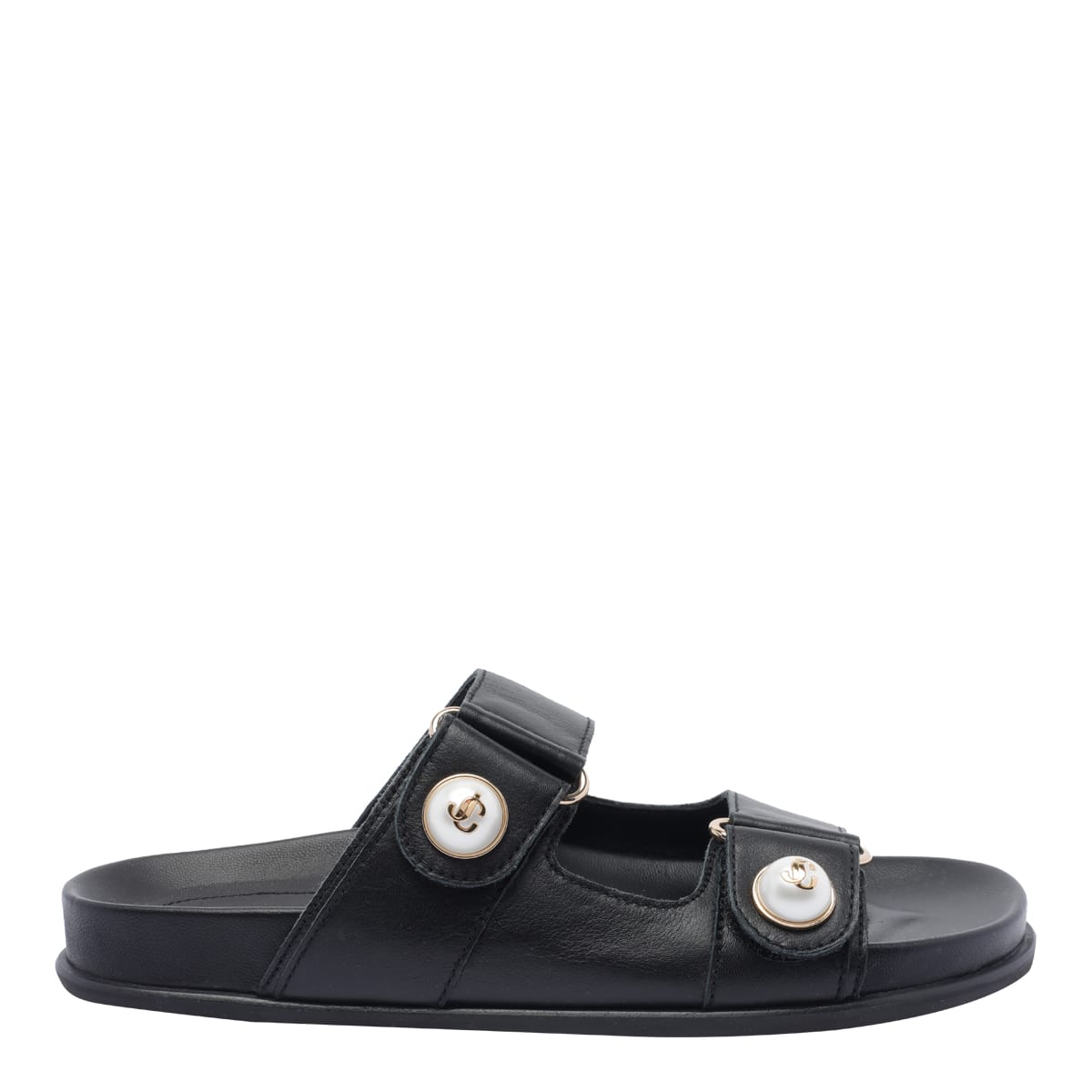 Jimmy Choo Fayence Sandals In Black
