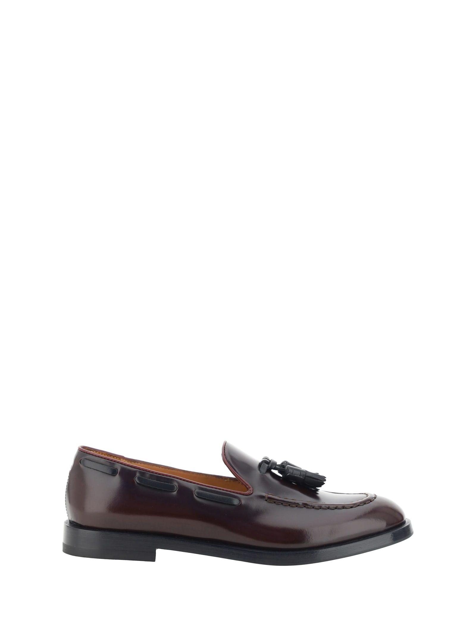 Shop Fratelli Rossetti Loafers In Bordeaux