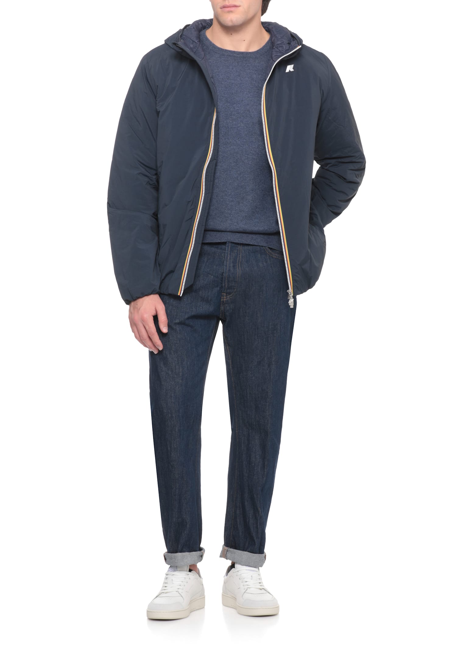 K-way Jack St Warm Reversible In Blue