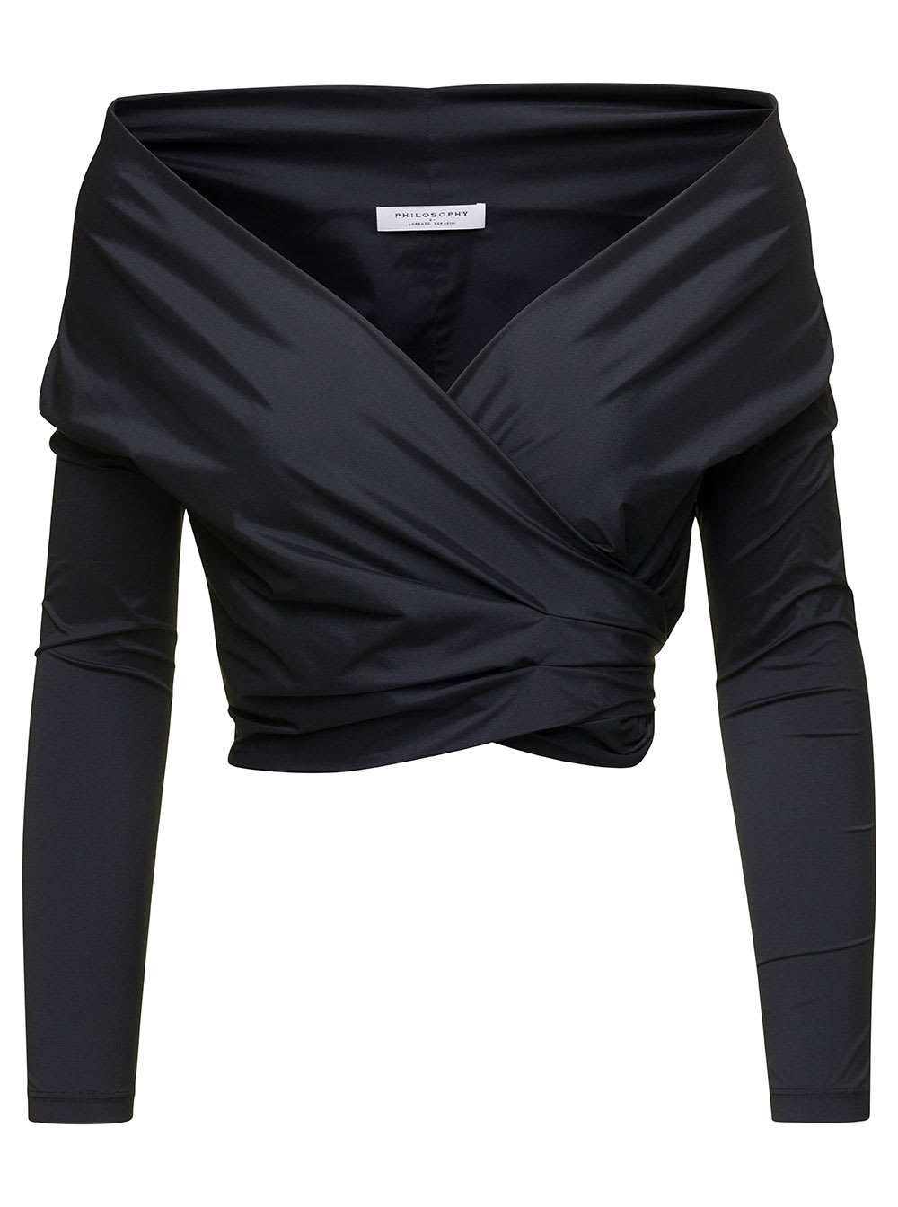Philosophy Di Lorenzo Serafini Long Sleeves Top In Black